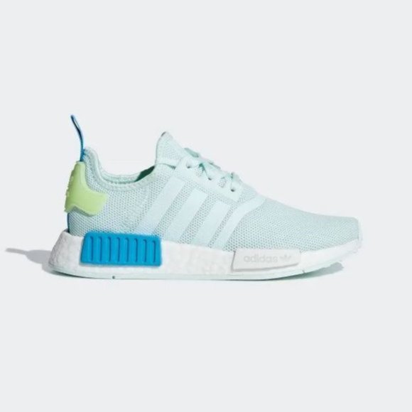 adidas nmd white mint green